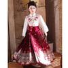 2025 Spring & Autumn Girls' Hanfu Skirt Set: Chinese Tang Style