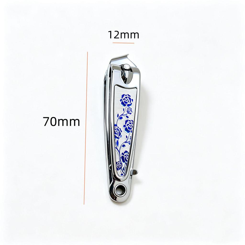 Large Straight Cut Angled Nail Clippers and Scissors for Home Manicure/Pedicure