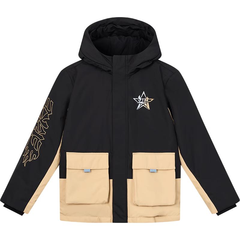 ERKE Boys Hooded Winter Down Jacket 140