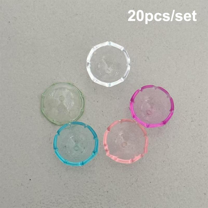 20Pcs/Set Jellyfish Keychain Wind Chimes Beads Caps Charms For Jewelry Making Diy Decorations Wind Bell Pendant Earrings Accesso
