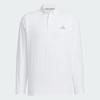 AdidaS Golf 25SS Men S 3S Long Sleeve Polo T ShirT whiTe Kb3066