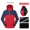 Anpassbares Team Windbreaker Set: Outdoor Drei-in-Eins mit Logodruck und herausnehmbarem Daunenfutter