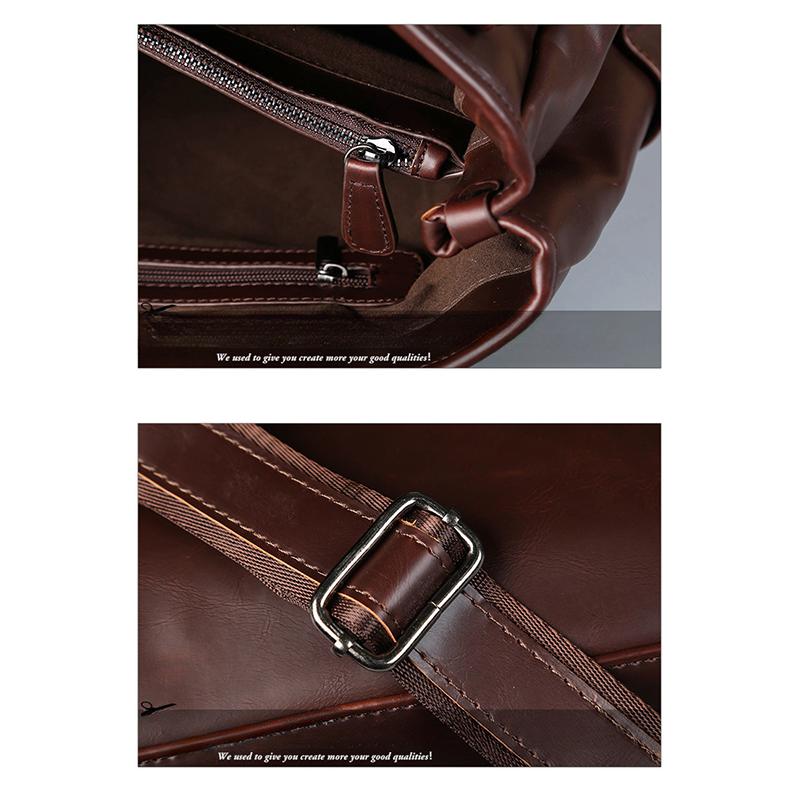 Genți de mână bărbătești, Serviete din piele de mare capacitate, Genți messenger casual bărbătești, Genți de umăr retro, Genți de calculator business