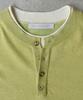 SLOWACID Layered Henley Neck Knit [Pair Green]