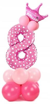 Set of Pink Balloons Number 8, 1 Set