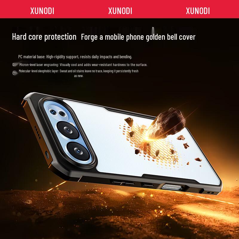 Xundd 360° Rotating Magnetic Stand Anti-Drop Phone Case for Honor