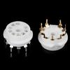 1 Pcs Gold Plated 9Pin Pcb Ceramic Tube Socket Valve Base For 12Ax7 12Au7 Ecc8383