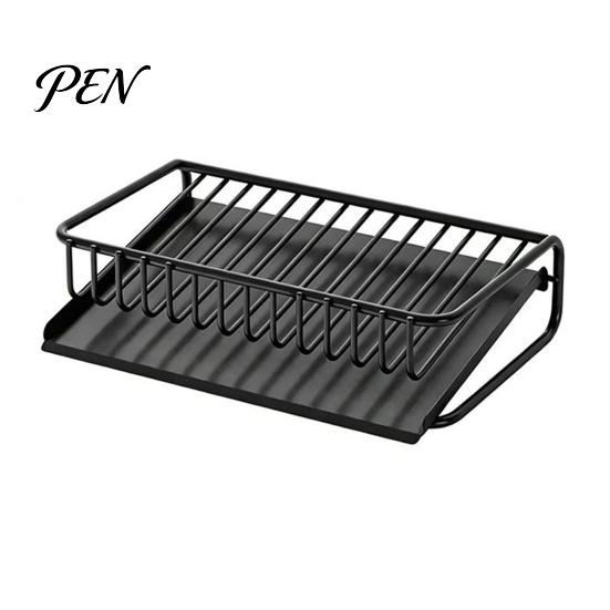 Modern Soap Storage Self Draining Dish, Removable Tray Design Compact Bathroom Organizer Container, Durable Holder for Kitchen Sink Countertop