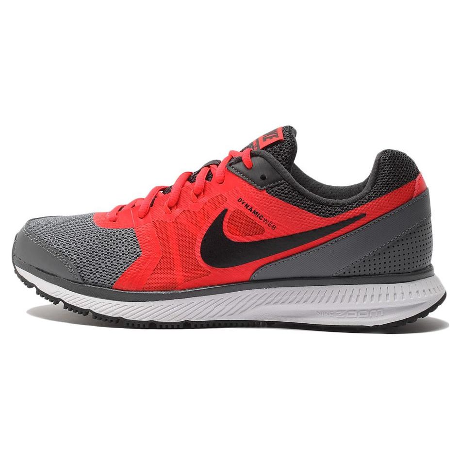 Nike Zoom Winflo 2 Comfortable Ventilated Shock Absorbing Non-Slip Durable Low-Top Casual Running Shoes Men Sneaker Red Gray 724939-018