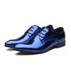 Fashion Men Formal Leather Shoes Black Pointed Toe Men Oxford Shoes  Party Office Business Casual Shoes for Men Lace-Up Mens Dress Shoe
