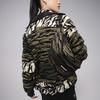 Timberland New Year Camouflage Tiger Stripe Reversible Fleece Jacket Unisex Jacket Black A27F5-001