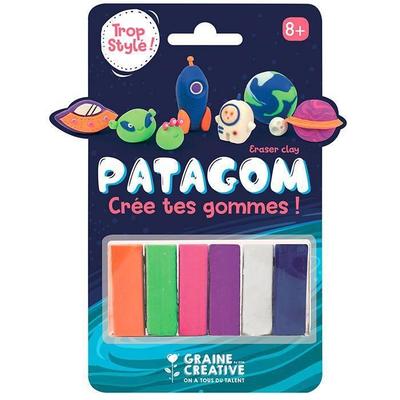 Eraser Making Set - GRAINE CREATIVE - Patagom Cosmos - 6 Colors - Extraterrestrial Theme