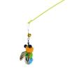 1.8m Extendable Cat Teaser Stick with Replaceable Bee & Butterfly Heads for Self-Entertainment