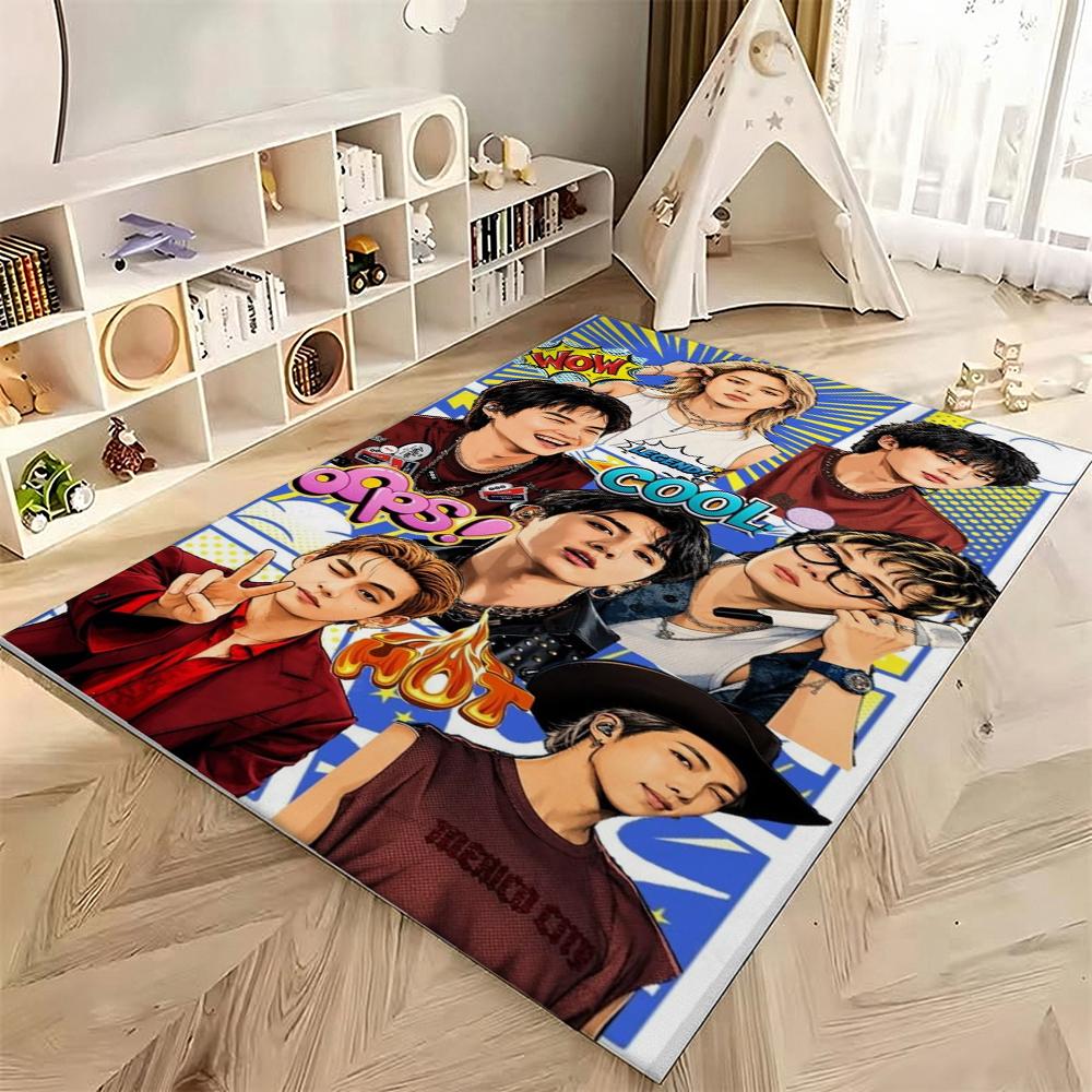 Jimin Pink Roses Carpet Soft Rug Plush Rug 8X10 Rug Living Room Rug Hallway Runner Noise Reducing