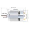21V 755 DC Motor Replacement Universal for Lawn Mower Weed Trimmer Cordless Weeder Accessories