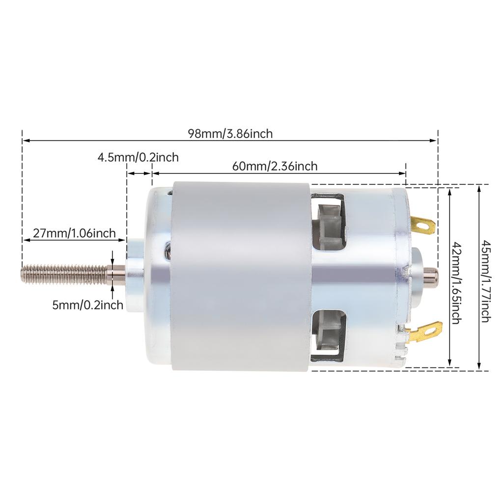 21V 755 DC Motor Replacement Universal for Lawn Mower Weed Trimmer Cordless Weeder Accessories
