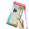 Waterproof Phone Pouch with Lanyard Touchscreen Clear PVC Beach Kayaking Swimming Floating Cell Phone Dry Bag Case Protector
