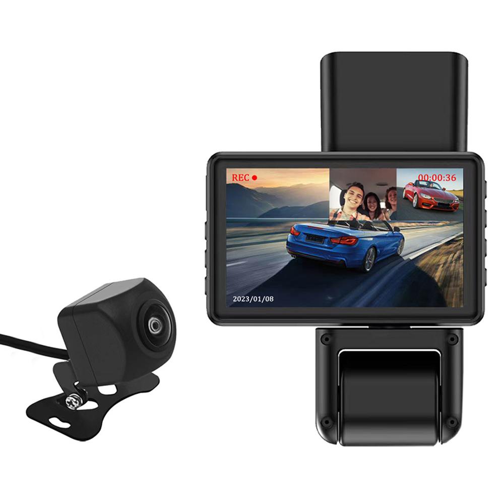 

JX606 WiFi Car DVR Dash Cam 1080P HD Parking Monitoring Loop Recording 3 Cameras Driving Recorder A