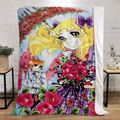 Candy Candy Throw Blanket Sofa Winter Home Interior Fluffy Soft Blankets King Size Knitted Plaid Microfiber Bedding Beach Towel