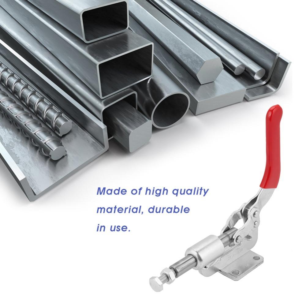 Iron Galvanized Push Pull Latch Clamp Quick Fixed Action Holding Latch Clamp For Woodworking