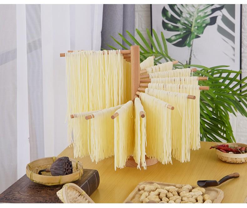 Wooden Noodle Drying Rack for Home & Restaurant