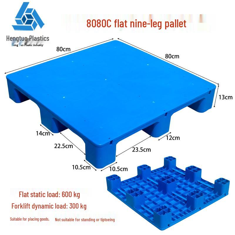 Moisture-Proof Interlocking Plastic Pallet Tray for Warehouse Storage