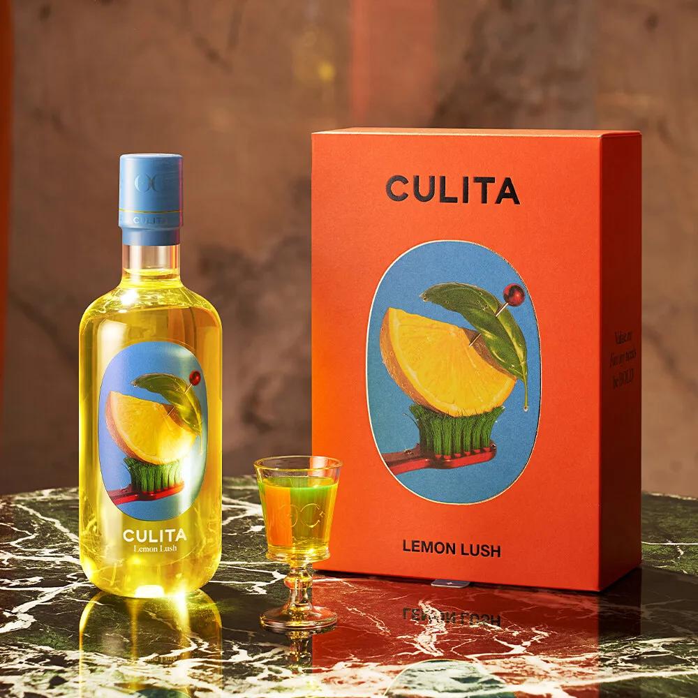 culita Premium Mouthwash 500ml Set (+Cup) Lemon Lush+Cup