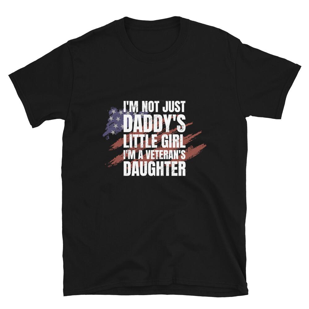 I Am A Veteran's Daughter Cool Graphic T-Shirt