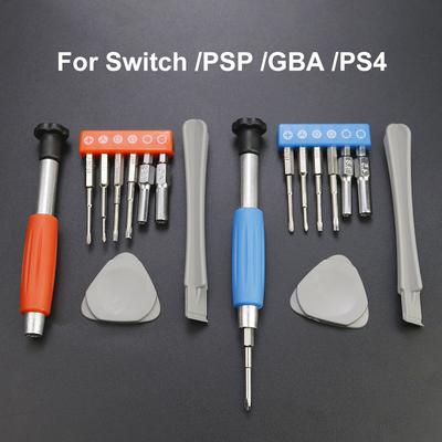 Sada šroubováků Nástroje pro demontáž a otevírání Sada náhradních dílů Pro Switch GBA SP Nový 3DS XL PSP NGC Herní konzole