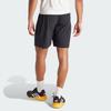 Adidas Tennis Ergo Shorts Solid Color Mid Waist Drawstring Casual Shorts Men Shorts Black IQ4736
