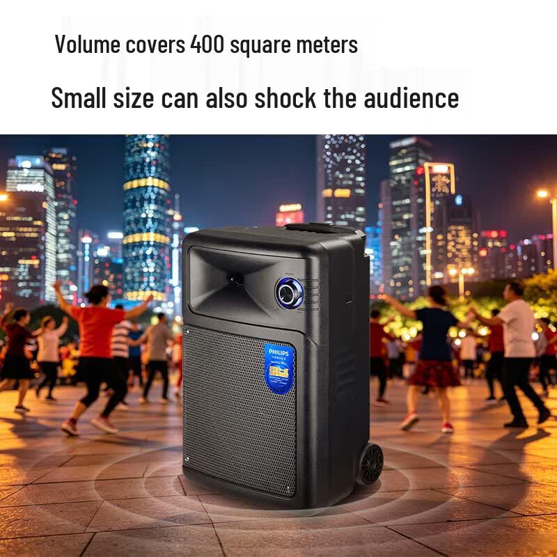 Philips SD103 12-inch Portable Outdoor Bluetooth Karaoke Speaker (CN Version)