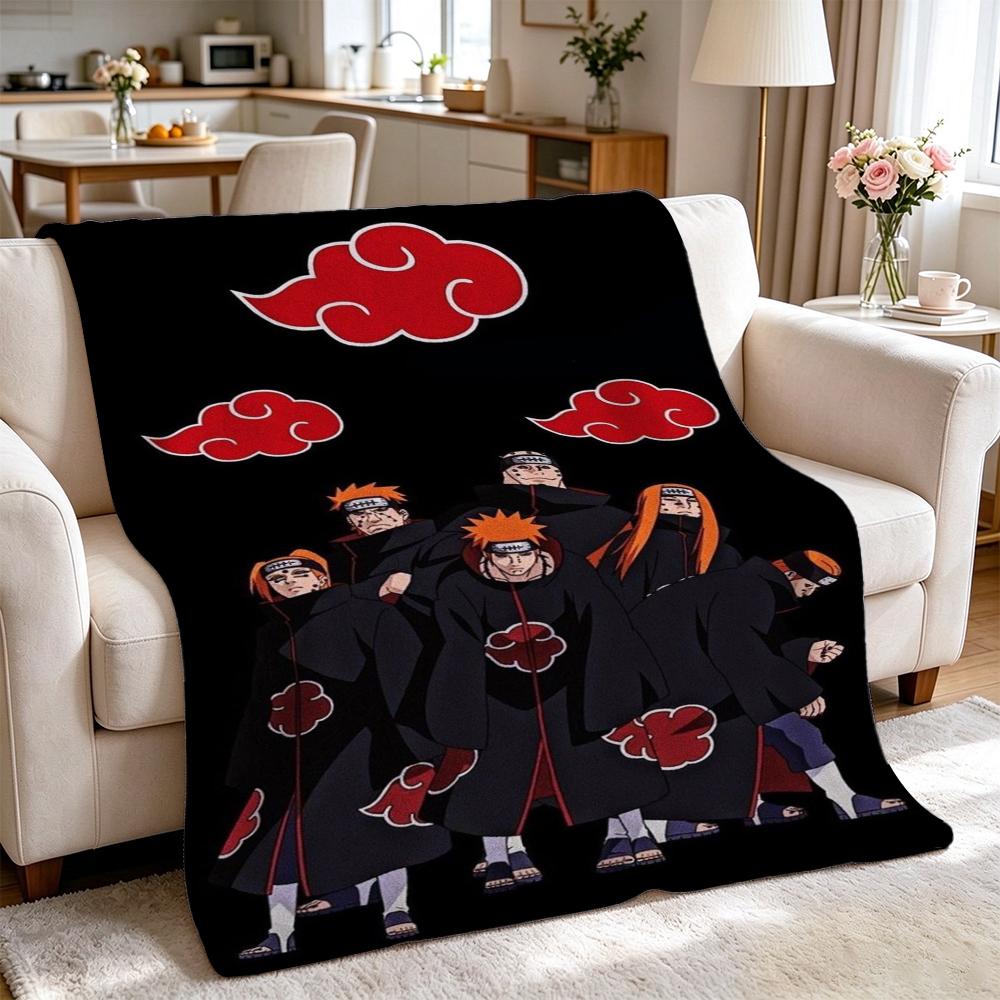 Kakashi Anime Ninja Print Blanket Sofa Blanket Soft And Comfortable Outdoor Plush Blanket Christmas Gifts Machine Washable