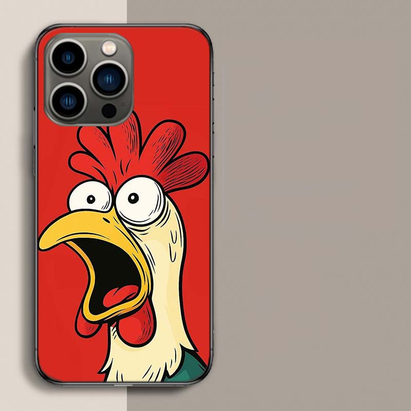 

Cool Rooster Making Money Phone Case For Iphone 17 Air 15 Pro 14 Plus 16 Pro Max 17E 16E 12 13 Mini 11 Cover Cute Fundas iPhone 13 Pro