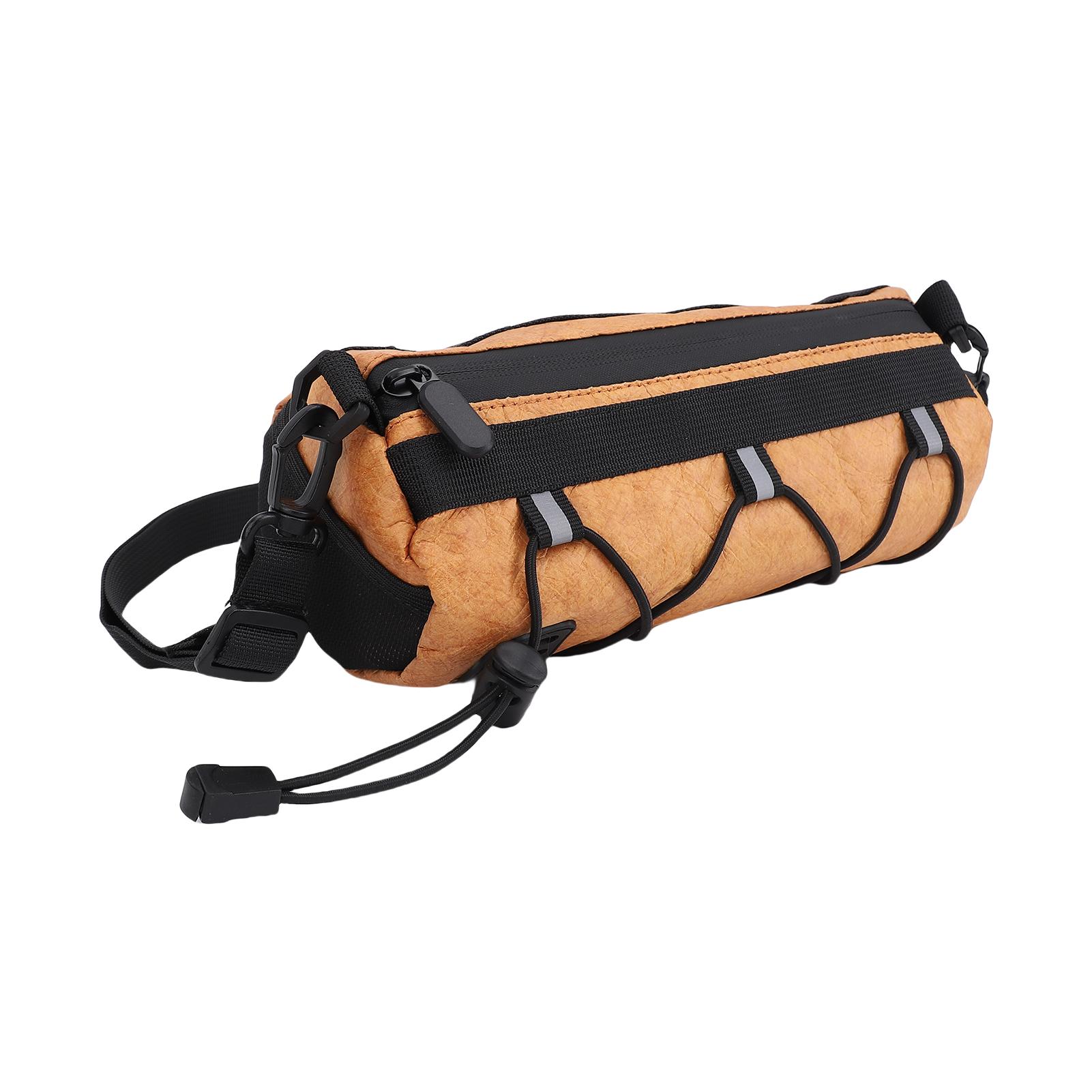 Bike Handlebar Bag Large Capacity Bike Tube Bag Bike Front Storage Bag Cycling Accessories