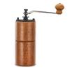 Portable Adjustable Vintage Hand-cranked Stainless Steel Burr Coffee Grinder Small Size for Household & Outdoor Use