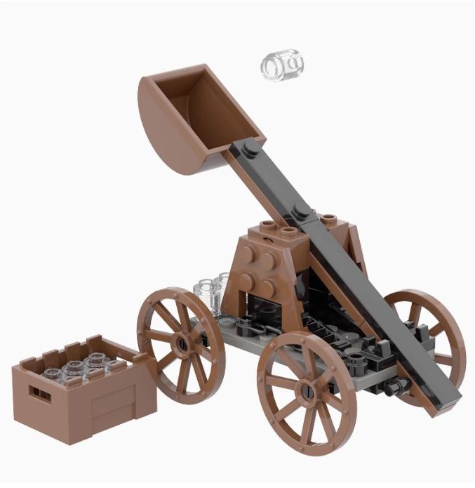 

MOC Облогова Модель Арбалет Модель Середньовічна Зброя Будівельний Блок Колісниці Облогові Машини Цеглини Деталі Аксесуари DIY Подарунки