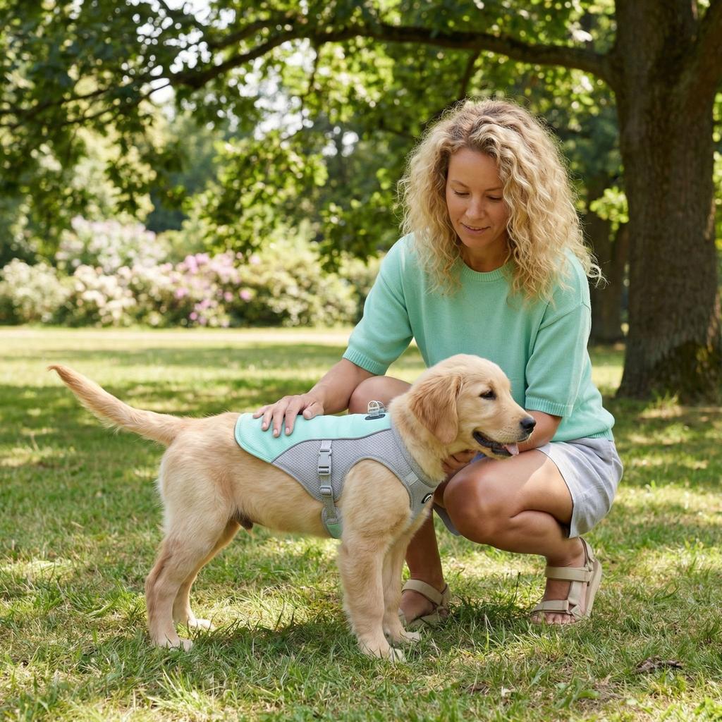 Heat  Breathability Heat Dissipation Dogs And Cats Back And Chest Strap