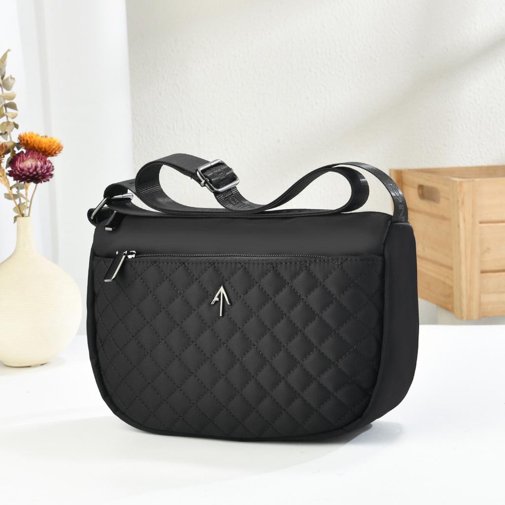 Women's Bag 2026 New Diamond Fashion Small Bag Mini Multi-layer Large-capacity Arm Bag Simple Shoulder Messenger Bag