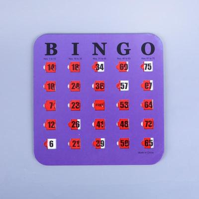 5 ks Bingo herní karta Snadno čitelná s posuvnými okénky Opakovaně použitelná Hra na schopnost logického myšlení Bingo Stolní hra Párty dárek