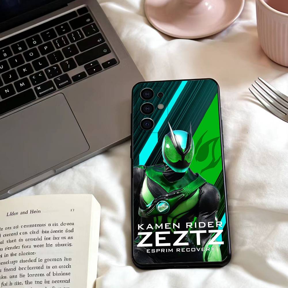 Anime K-Kamen R-Rider ZeztzS Pouzdro na telefon Pro Samsung S25,24,23,22,30,21,10,9,Ultra,Plus,Lite,FE,4,5 G Měkké černé pouzdro