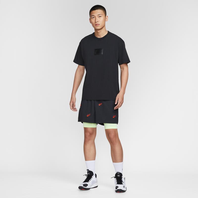 Nike Come Kd M Nk M90 Maglietta Serie Basket Sportiva Girocollo Pullover Manica Corta T-Shirt Uomo Top Nero HJ3426010