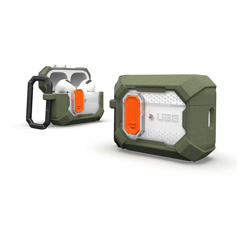

URBAN ARMOR GEAR Made by UAG AirPods Pro for 2 PLASMA case (olive) [Japanese authorized distributor product] UAG-APPRO2-T-OL