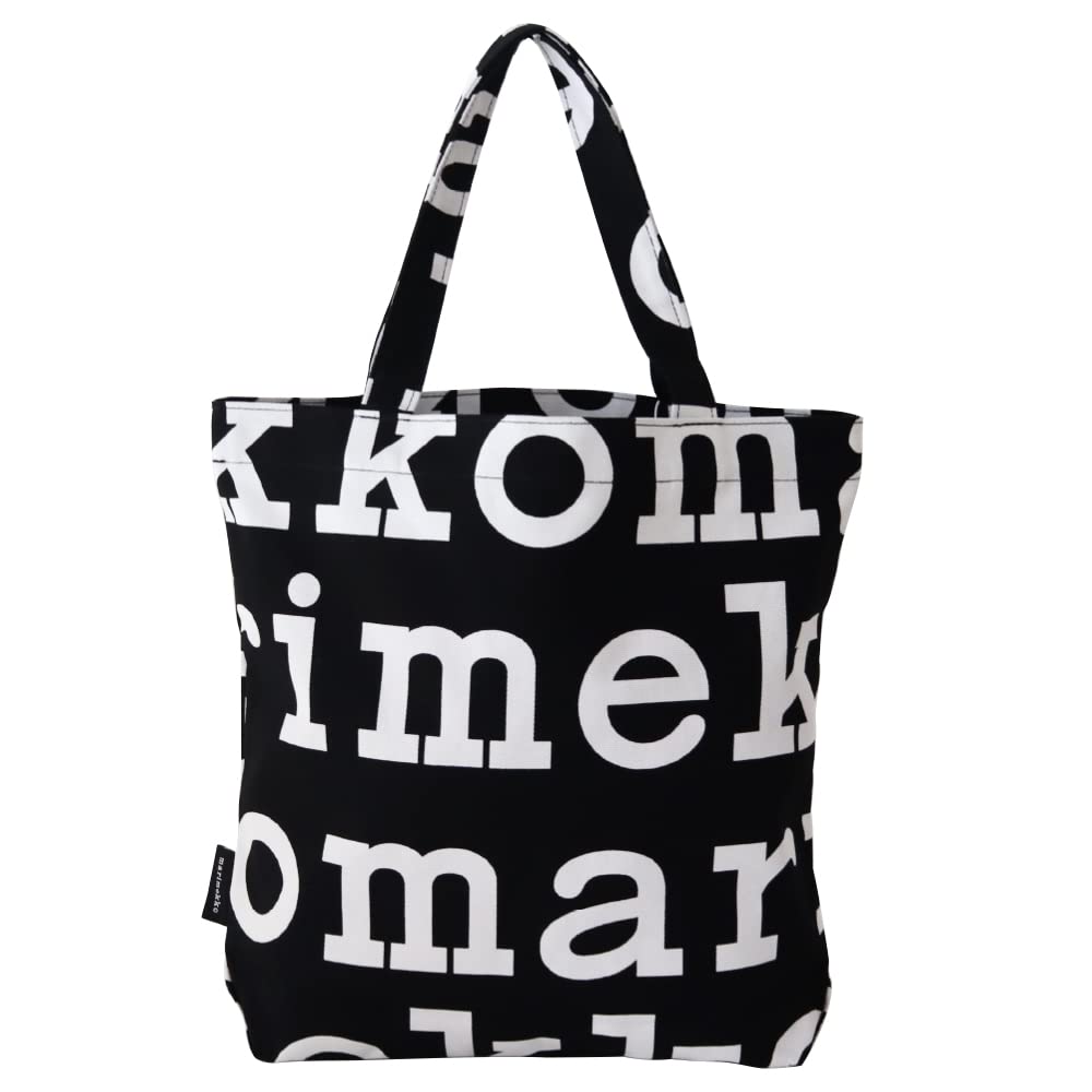 

Marimekko Logo Notko Tote Bag, Black x Off-White (99)