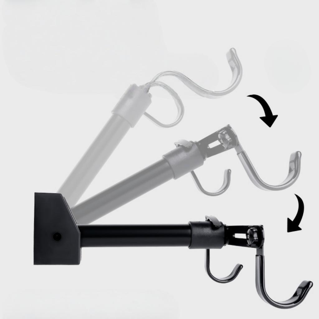 Bicycle Wall-Mounted Frame, Mountain Bike Road Bike Parking Bracket, Adjustable Hook Support Bracket, Bicycle Rack