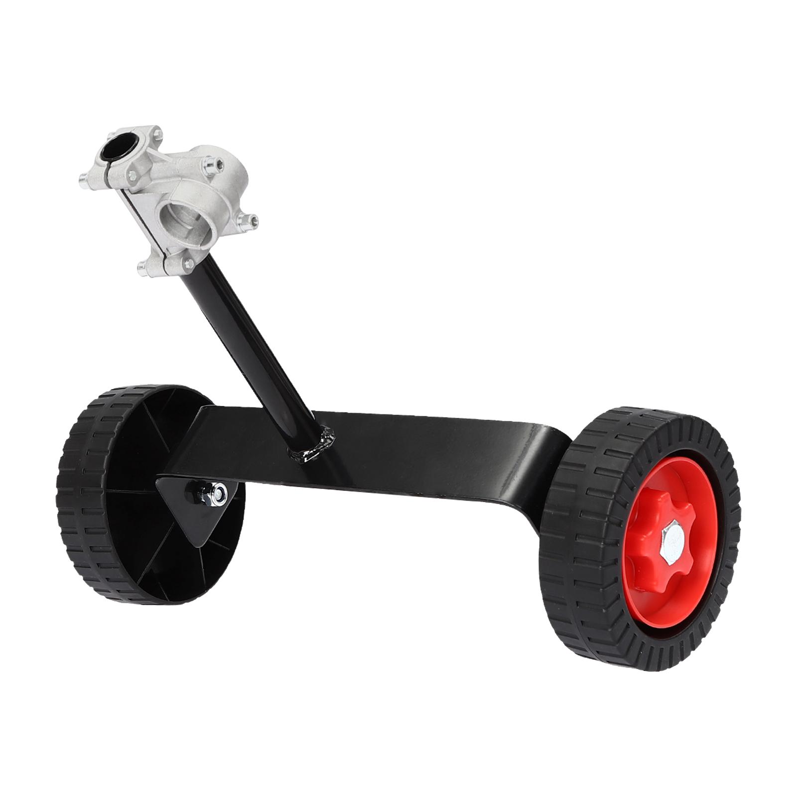 

Adjustable Support Auxiliary Wheels for Cordless Weed Wacker Cutter Weed Eater Battery/Gas Operated Edger Lawn Tool Attachment чёрный