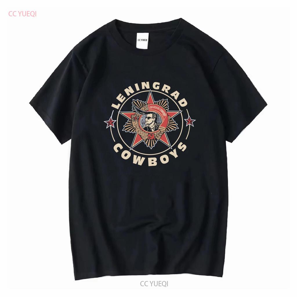 Vintage Y2K 2003 Leningrad Cowboys T-shirt Ροκ εν Ρολ Μπάντα Ανδρικό Μεγάλο μακρυμάνικο ή κοντομάνικο vintage Πλυμένο homme Casual