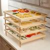 Quick Drying Rack Stackable Multi-Tier Drying Rack Framed Mesh Pasta Drying Rack for Fruits Vegetables Herbs