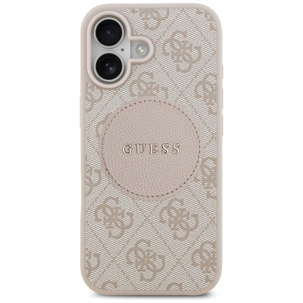 Etui Guess 4G Circle Classic Logo        Magsafe Do Iphone 17 Różowy