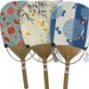 Japanese Pattern Uchiwa Fan 3-piece Set Bamboo Made Japan