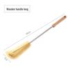 Long Wooden Handle Multifunctional Cup Cleaning Brush for Kitchen, Glasses, Insulated Cups, and Baby Bottles
